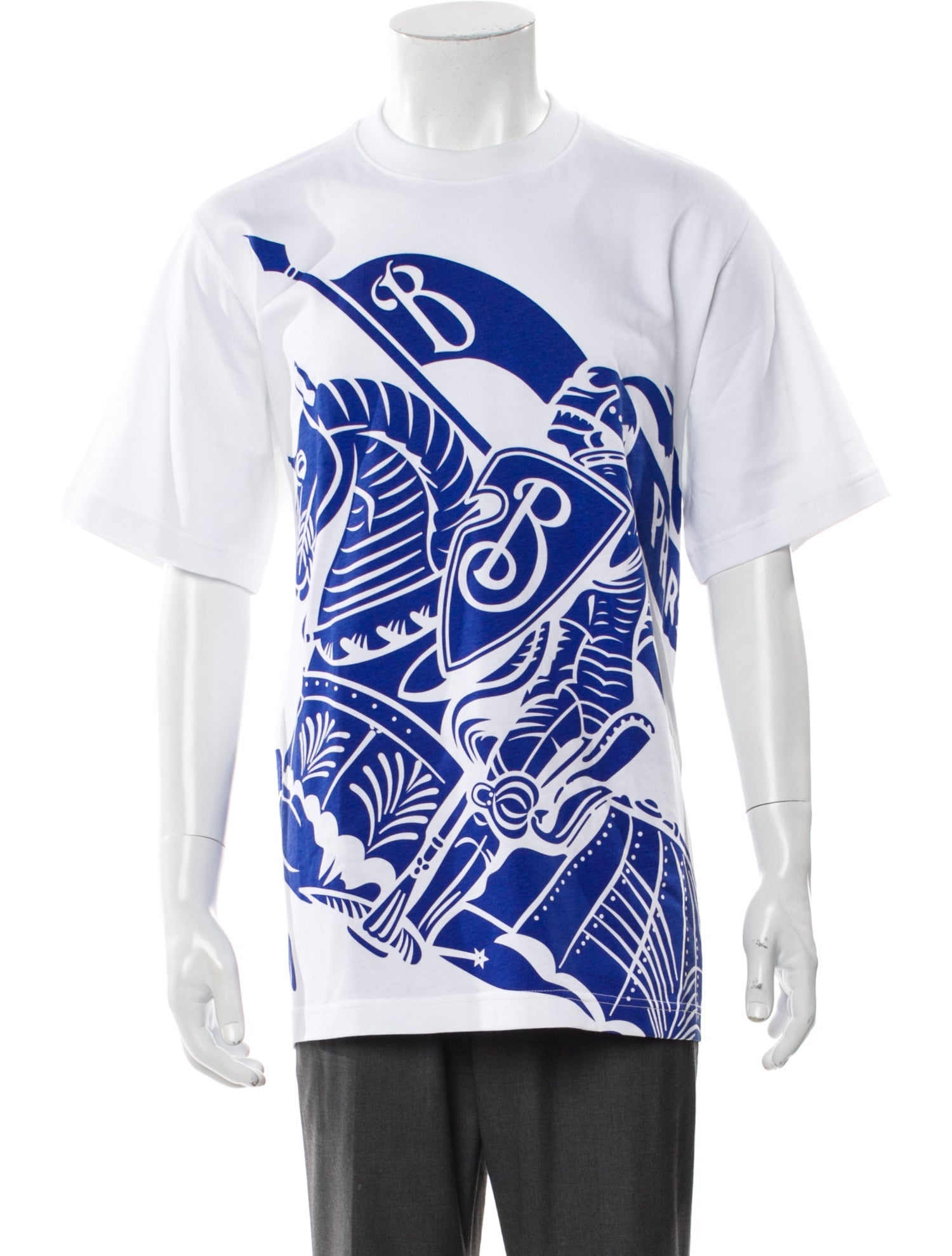 Burberry Graphic Print Crew Neck T-Shirt w/ Tags