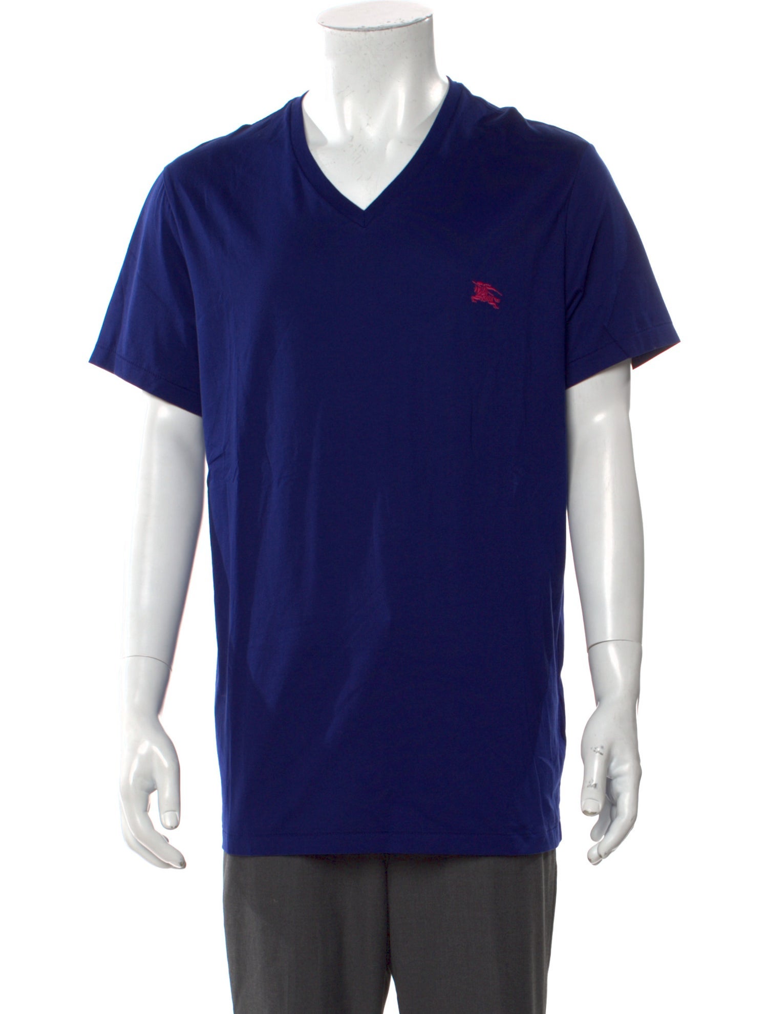 Burberry V-Neck Short Sleeve T-Shirt w/ Tags