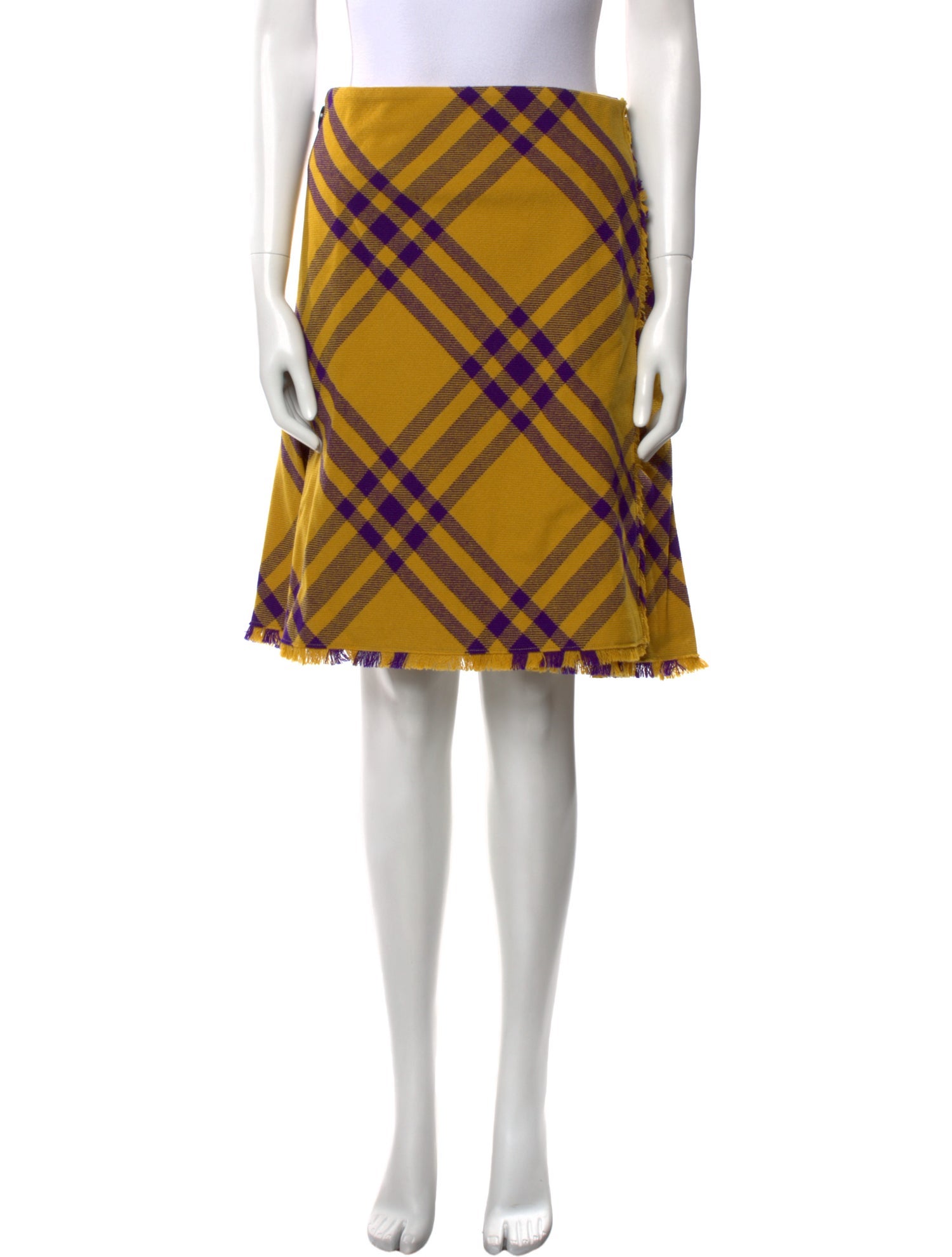 Burberry Wool Knee-Length Skirt w/ Tags