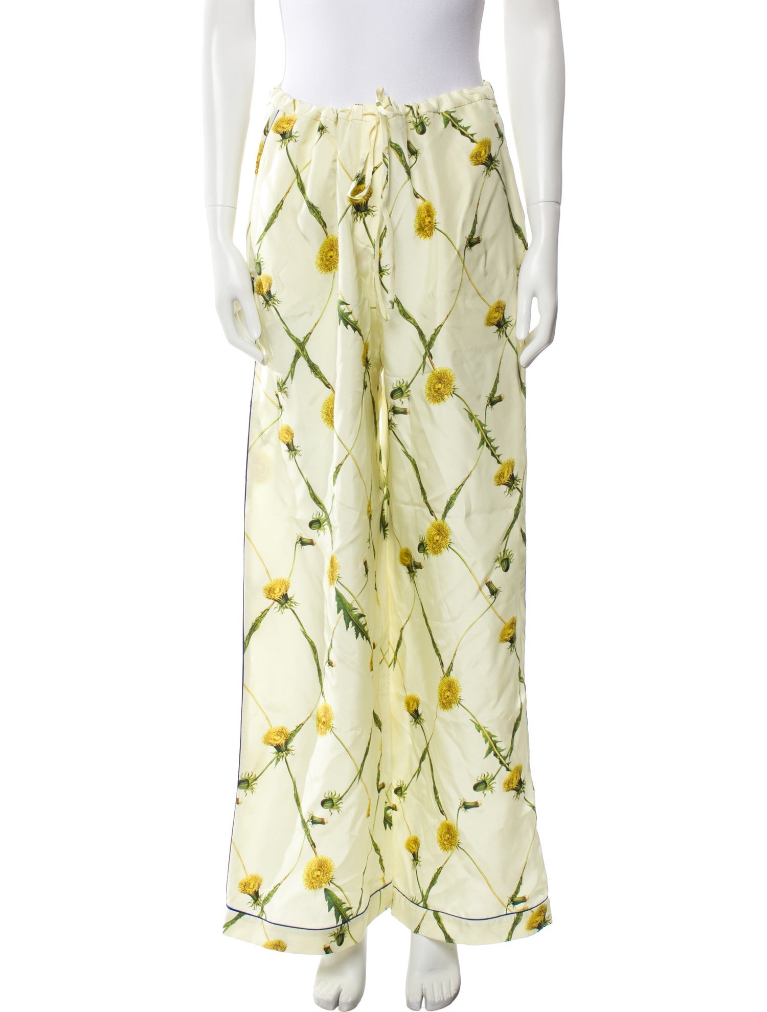 Burberry Silk Floral Print Pajamas w/ Tags