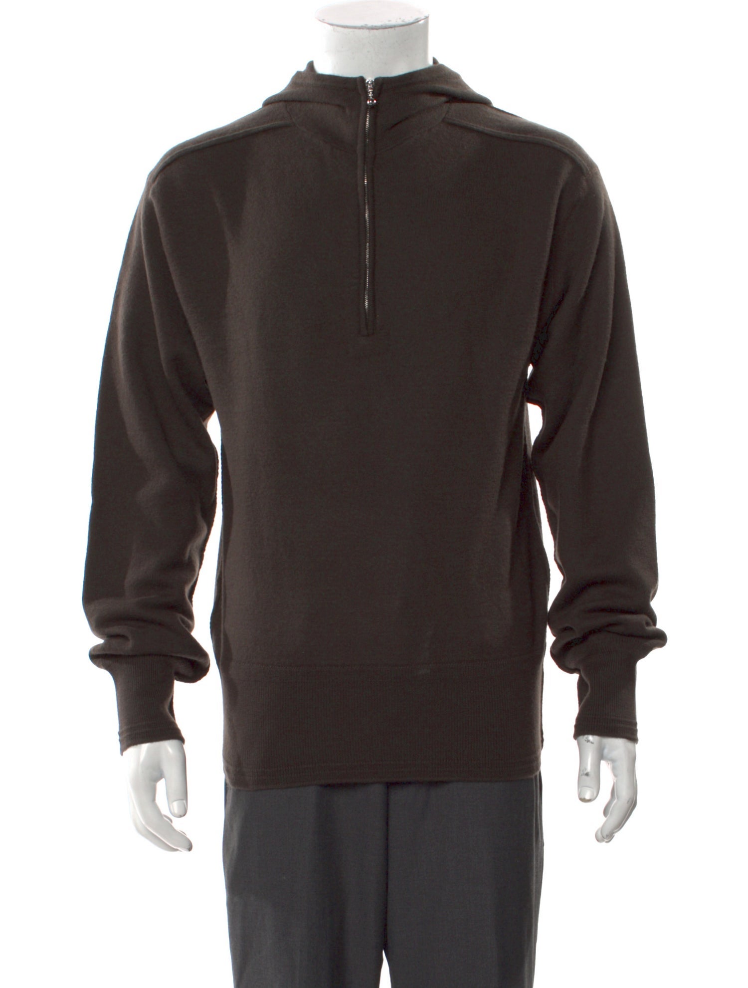 Burberry Wool Mock Neck Polo Sweater w/ Tags