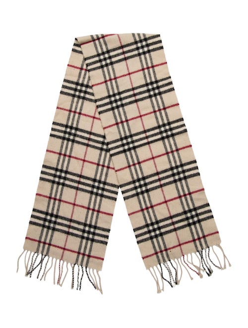 Burberry Merino Wool House Check Pattern Scarf