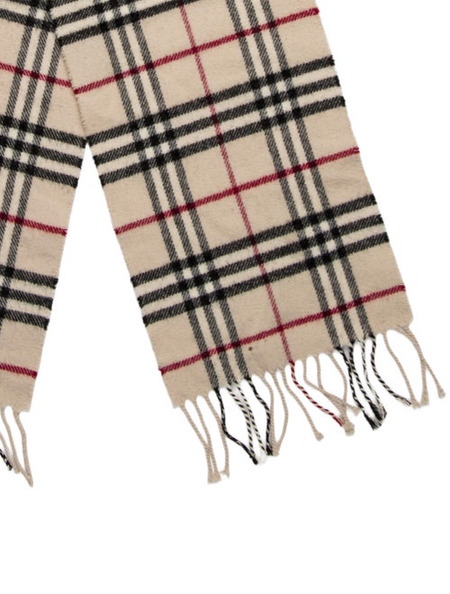 Burberry Merino Wool House Check Pattern Scarf