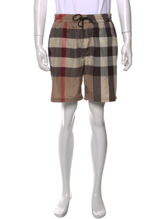 Burberry Exploded Check Pattern Swim Trunks