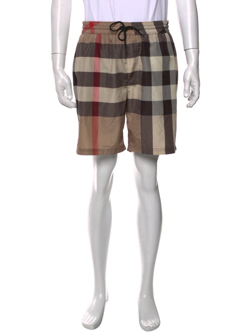 Burberry Exploded Check Pattern Swim Trunks