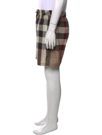 Burberry Exploded Check Pattern Swim Trunks