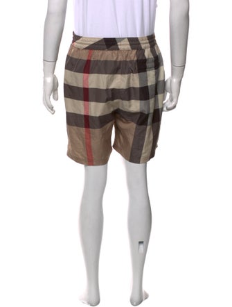 Burberry Exploded Check Pattern Swim Trunks