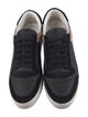 Burberry Exploded Check Pattern Leather Sneakers