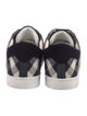Burberry Exploded Check Pattern Leather Sneakers