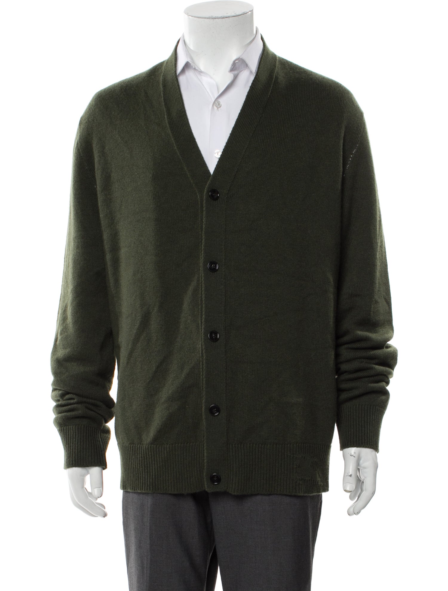 Burberry Cashmere V-Neck Cardigan w/ Tags