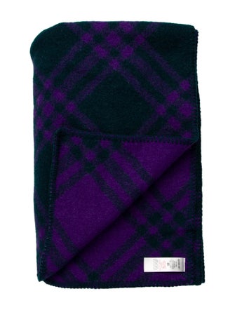 Burberry Nova Check Wool Throw Blanket