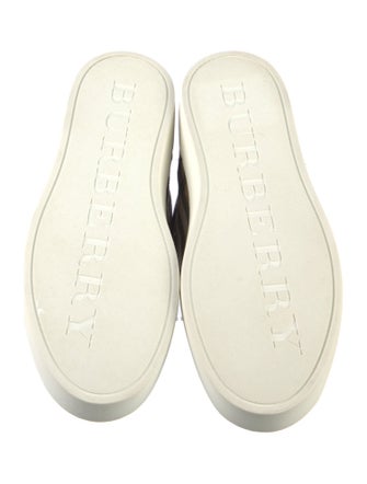 Burberry House Check Pattern Canvas Sneakers