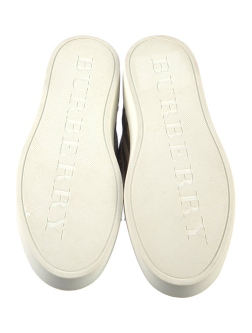 Burberry House Check Pattern Canvas Sneakers