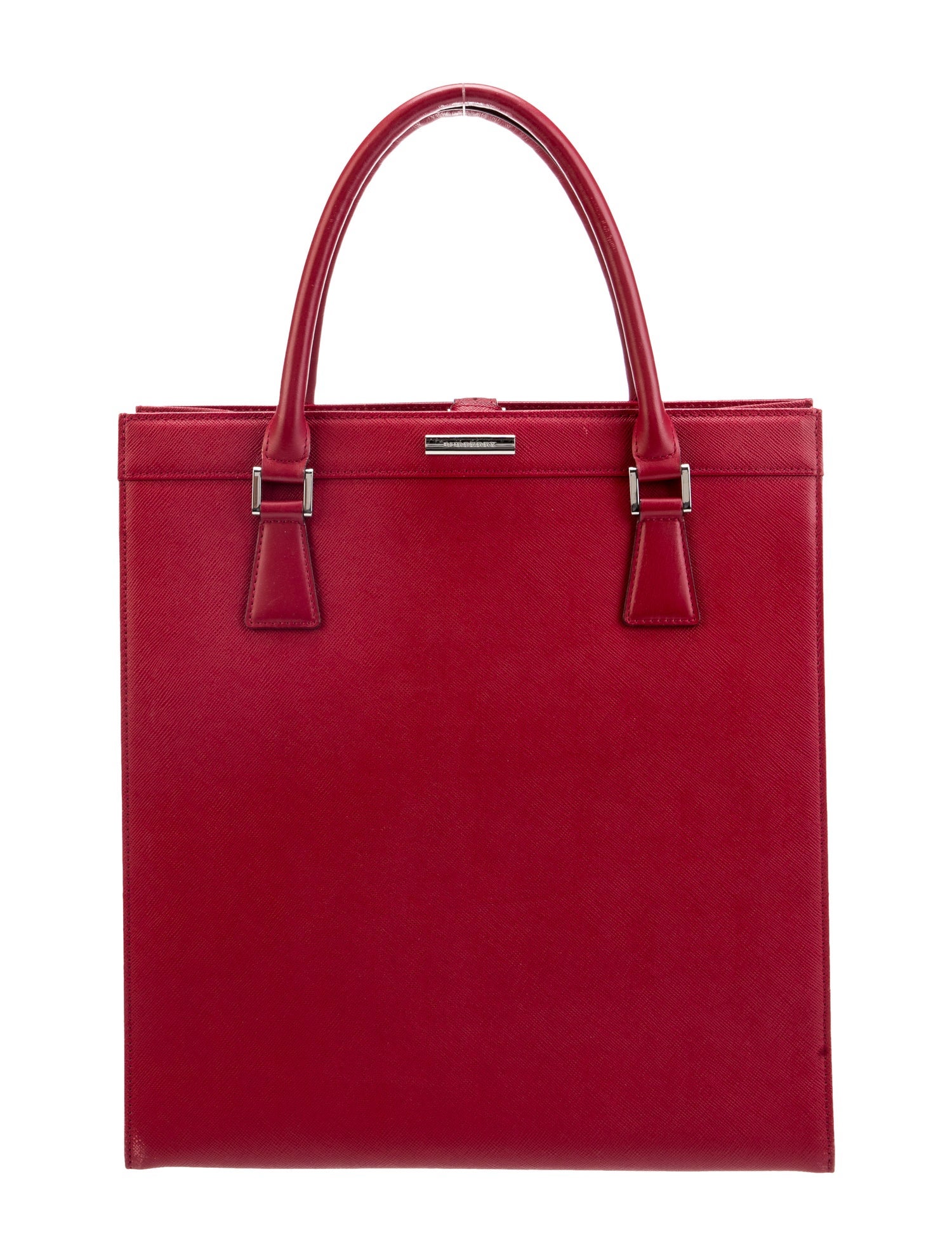 Burberry Leather Top Handle Bag