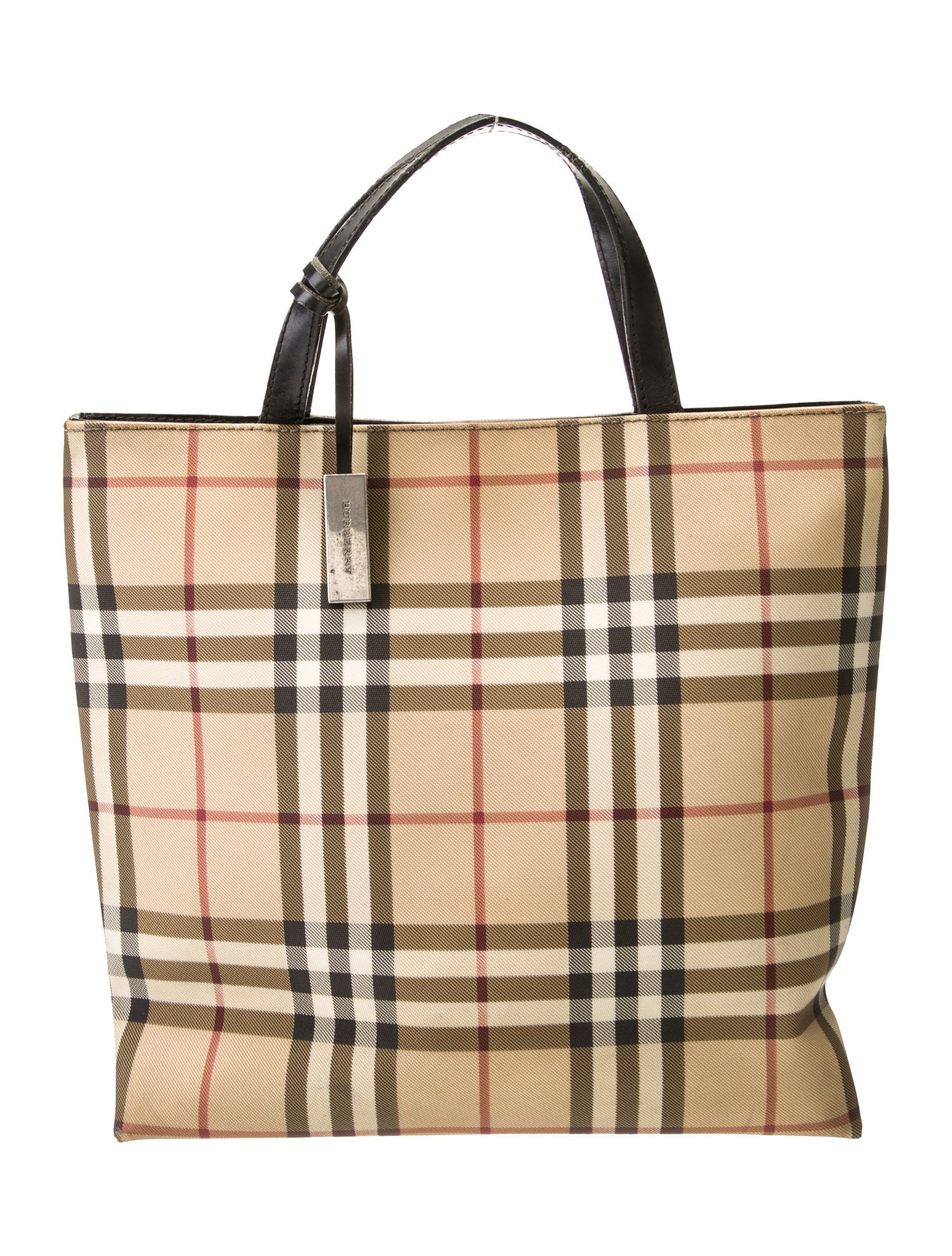 Burberry Nova Check Top Handle Bag