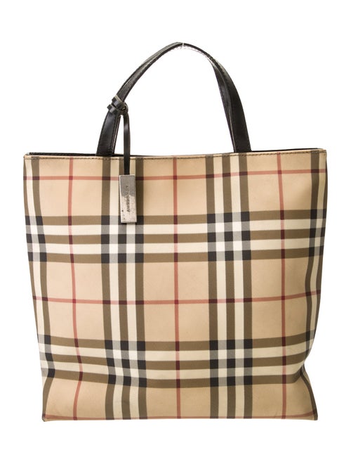 Burberry Nova Check Top Handle Bag