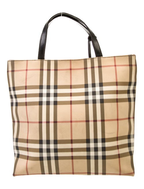 Burberry Nova Check Top Handle Bag