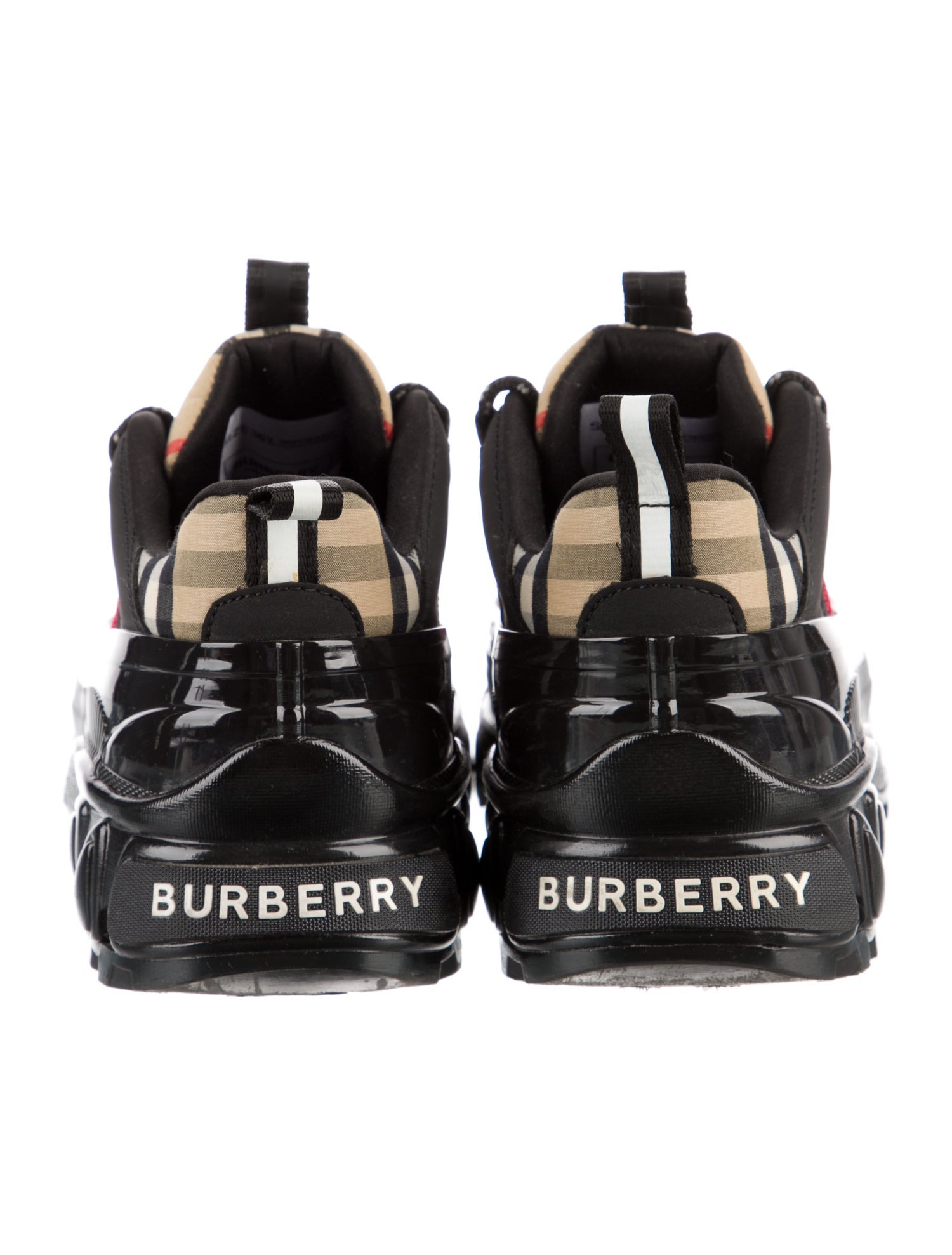 Burberry House Check Pattern Sneakers