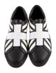 Burberry Leather Graphic Print Sneakers