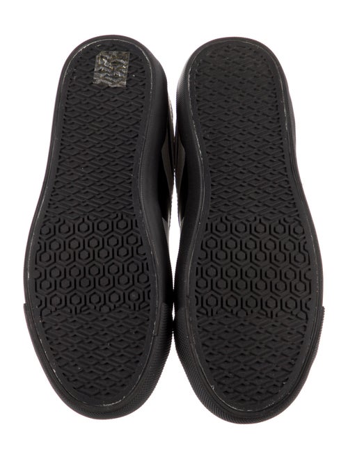 Burberry Leather Graphic Print Sneakers