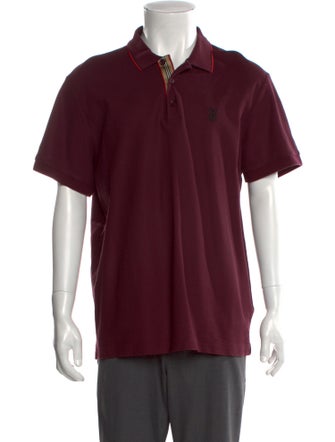 Burberry TB Monogram Collar Polo Shirt