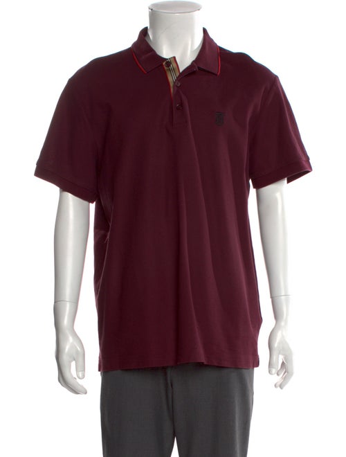Burberry TB Monogram Collar Polo Shirt
