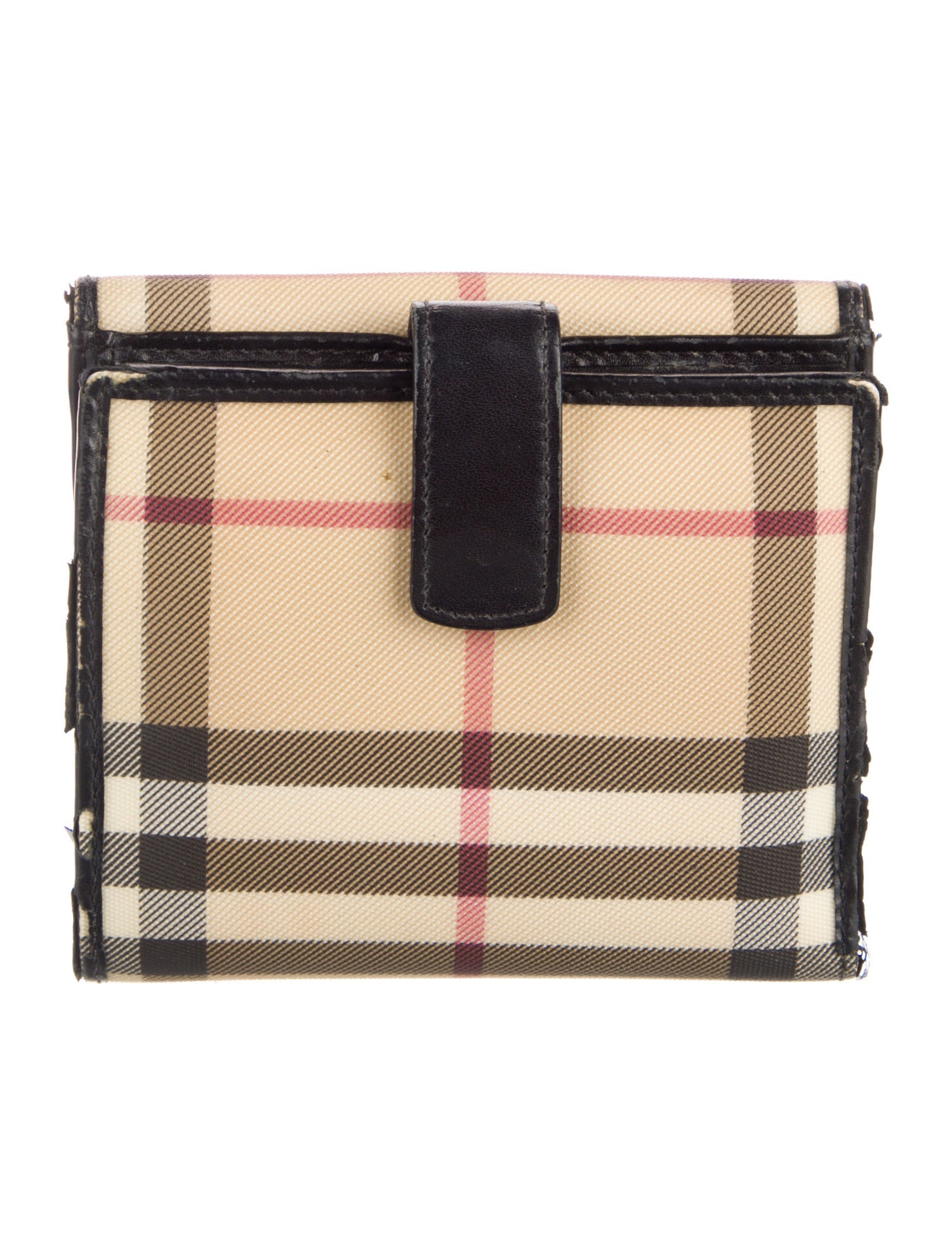 Burberry Nova Check Pattern Compact Wallet