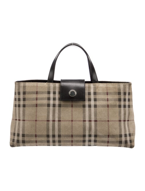 Burberry Nova Check Top Handle Bag