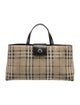 Burberry Nova Check Top Handle Bag
