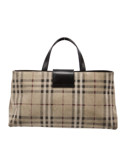 Burberry Nova Check Top Handle Bag