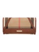 Burberry House Check Pattern Canvas Continental Wallet