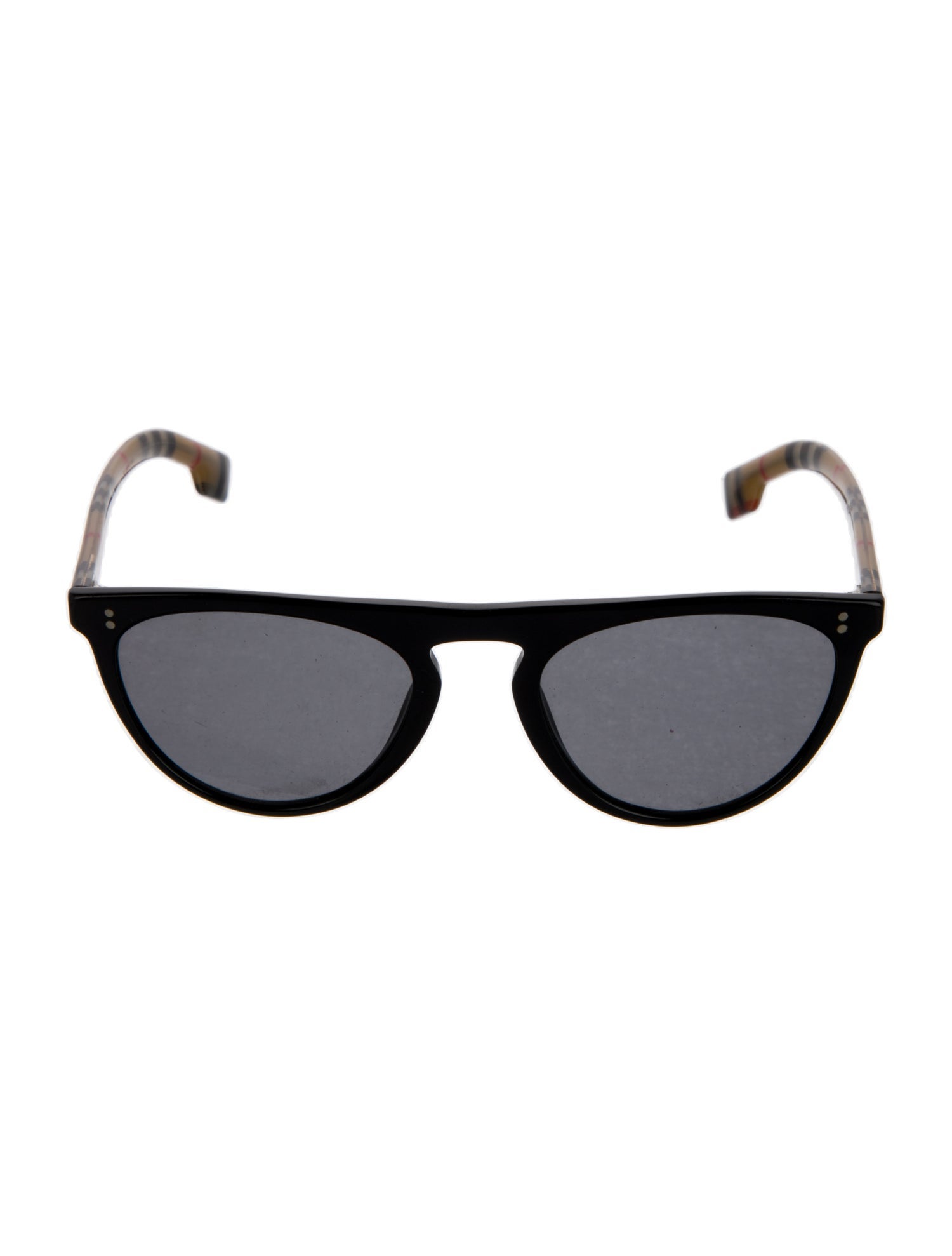 Burberry House Check Pattern Wayfarer Sunglasses