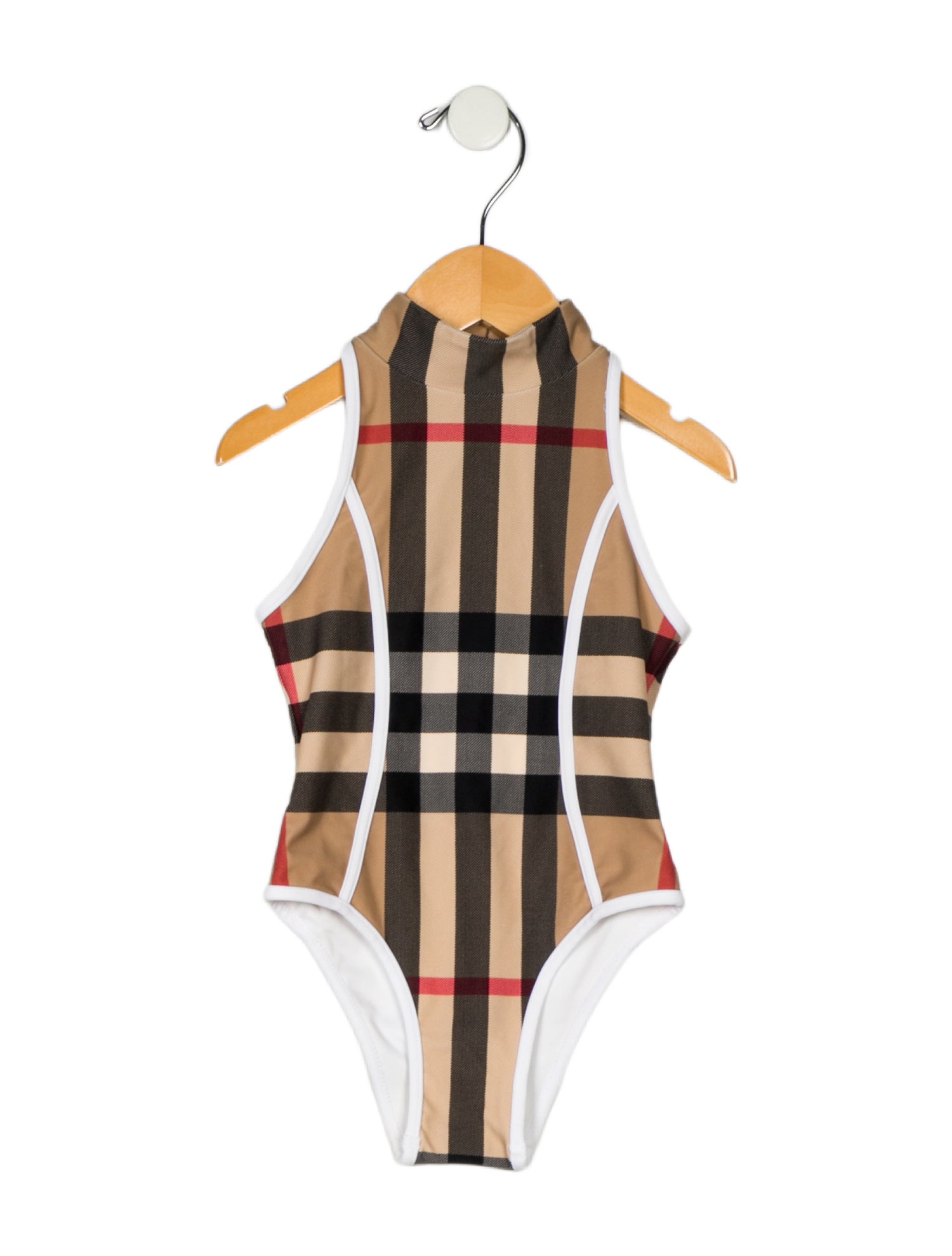 Burberry toddler 80girls' neutral multicolored swim suit