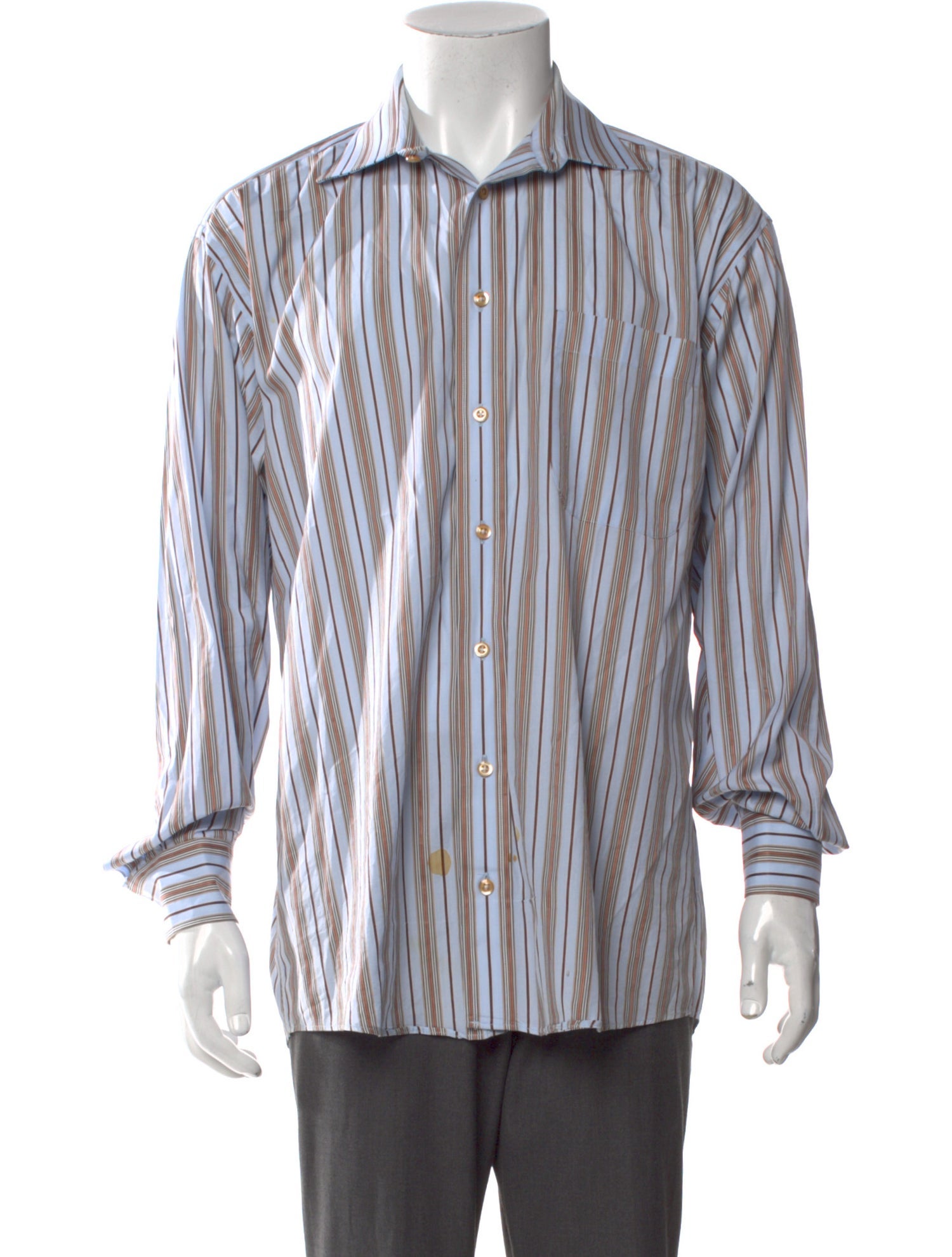 Burberry London Striped Long Sleeve Shirt