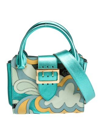 Burberry Leather Buckle Tote