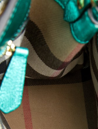 Burberry Leather Buckle Tote