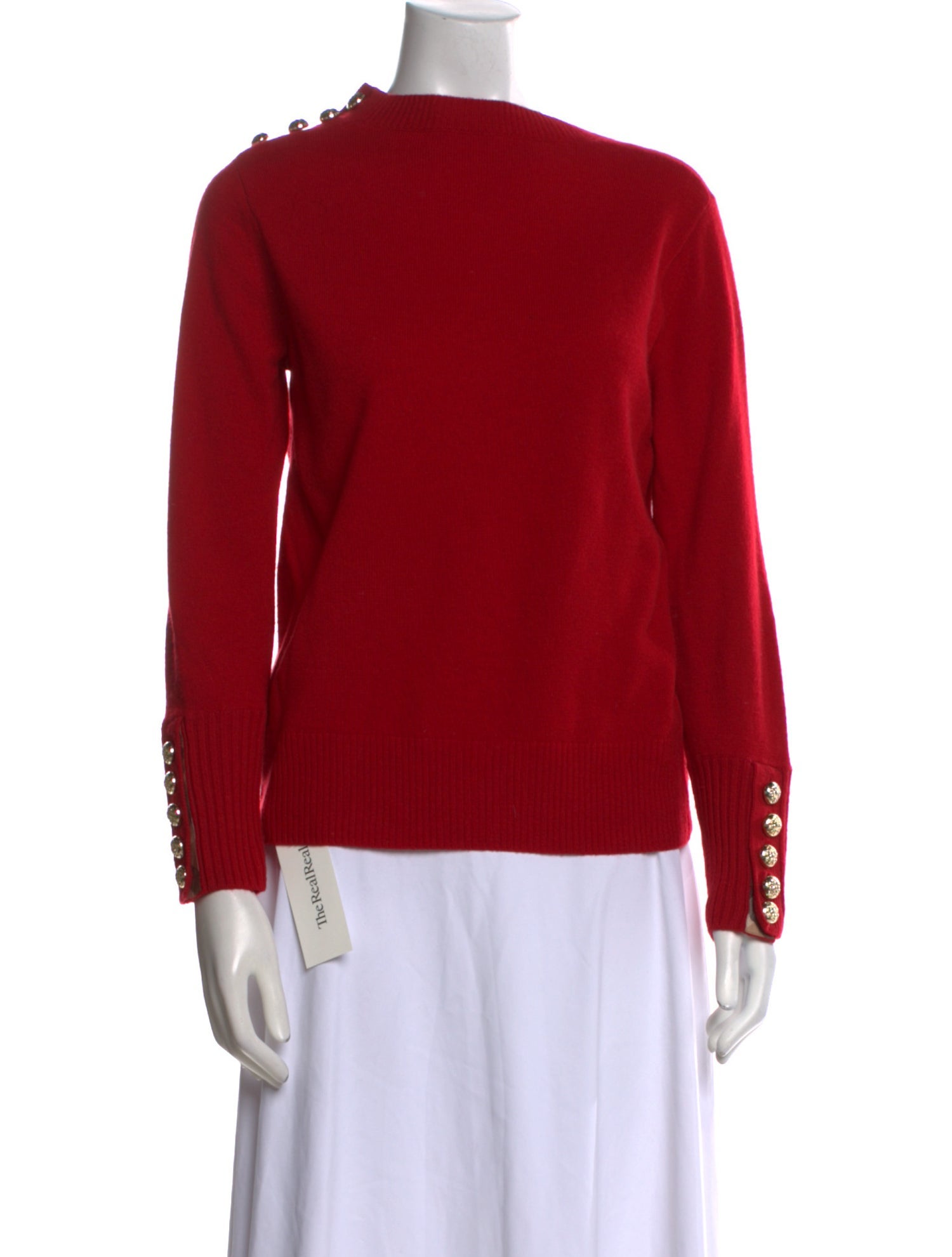 Burberry Cashmere Bateau Neckline Sweater