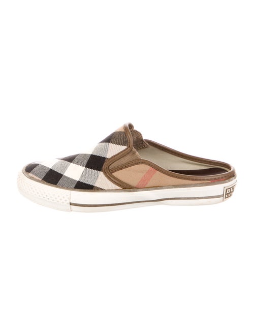 Burberry Prorsum House Check Pattern Canvas Sneakers