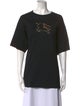 Burberry Graphic Print Crew Neck T-Shirt