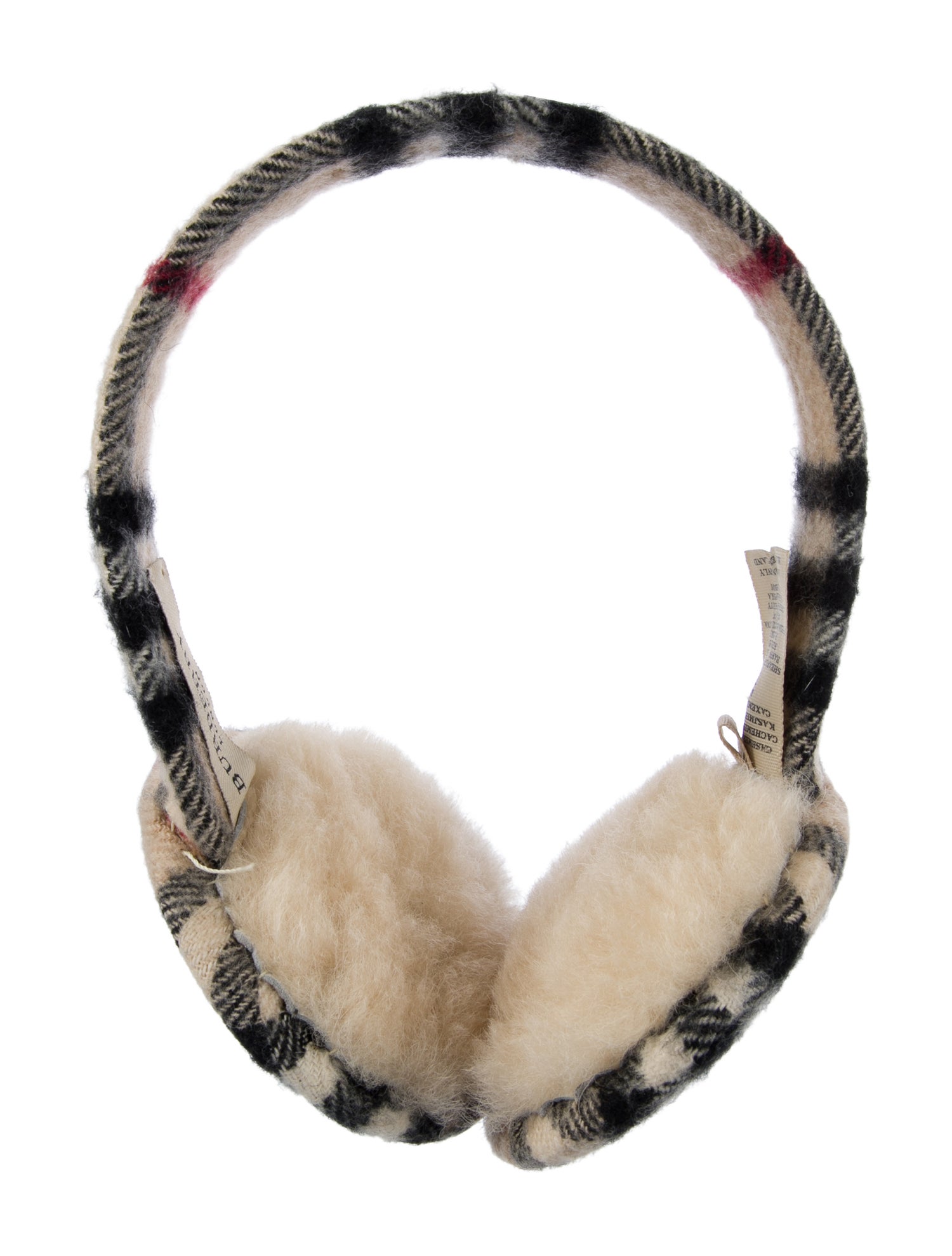 Burberry London Nova Check Cashmere Ear Muffs