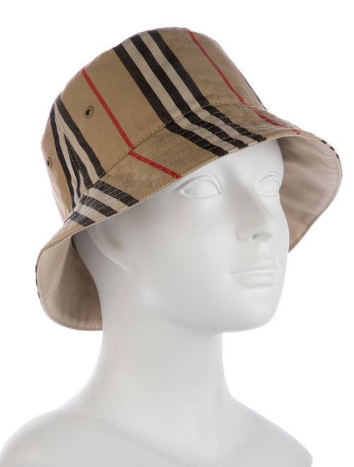 Burberry Icon Stripe Reversible Bucket Hat