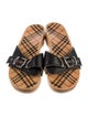 Burberry Leather Slides