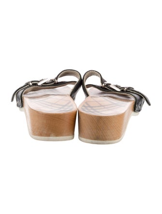 Burberry Leather Slides