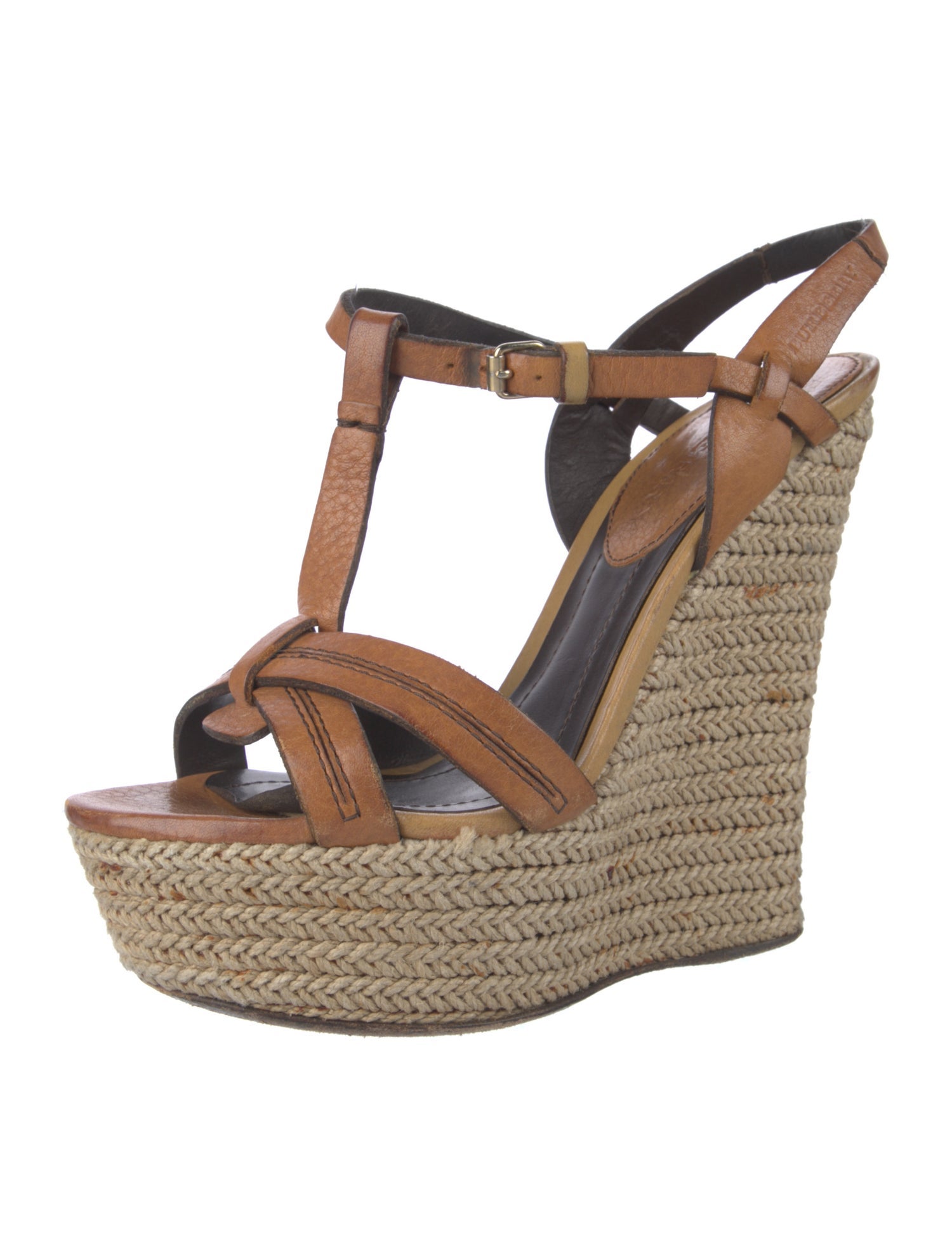 Burberry Leather Espadrilles