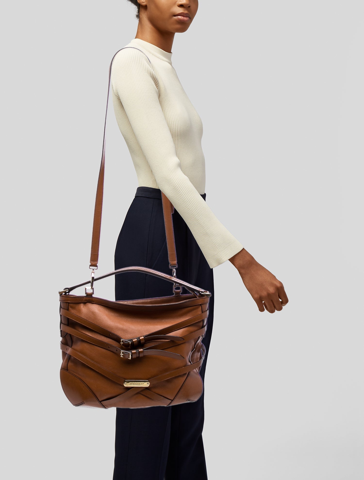 Burberry Leather Shoulder Bag