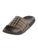 Burberry Nova Check Pattern Rubber Slides