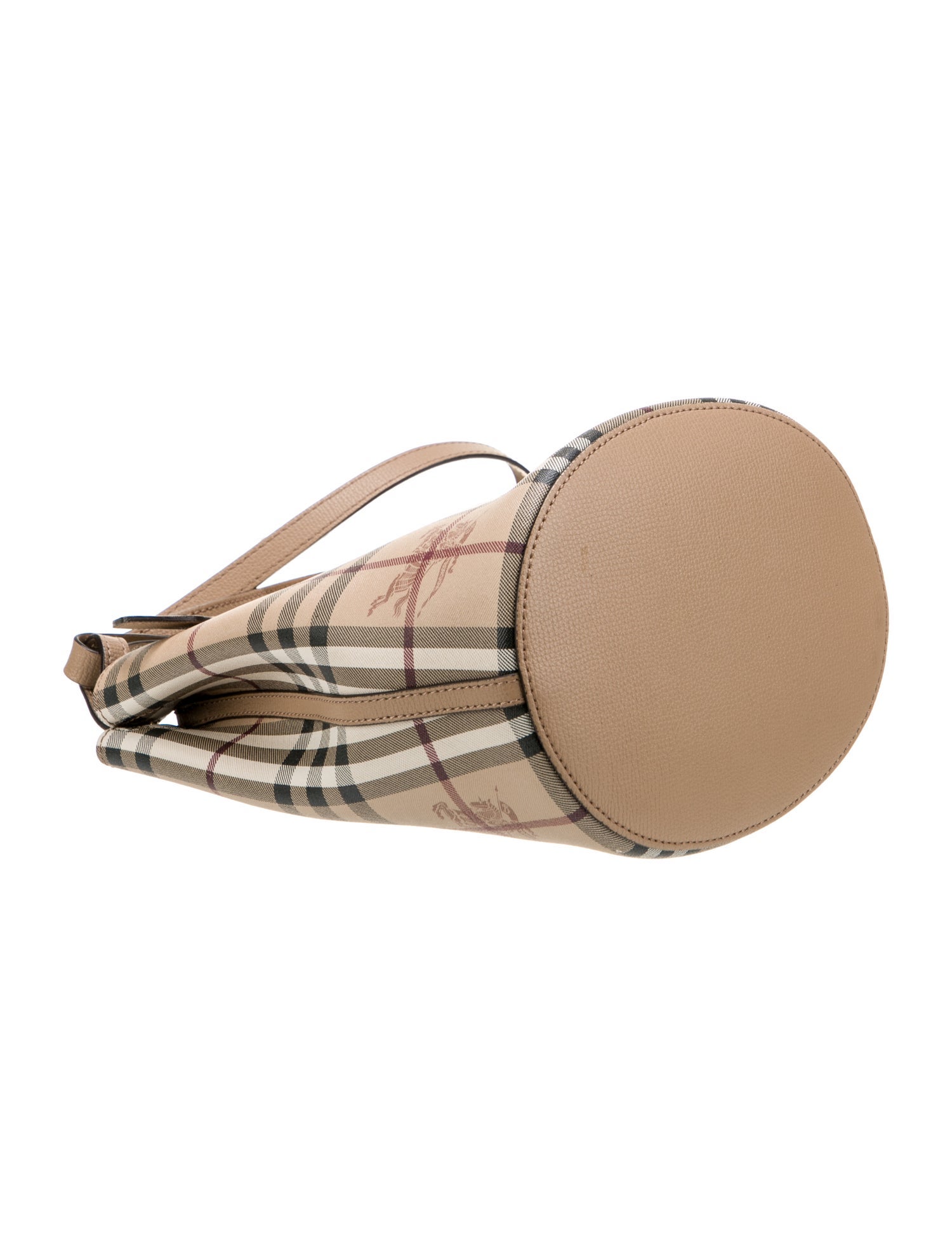 Burberry Haymarket Check Bucket Bag