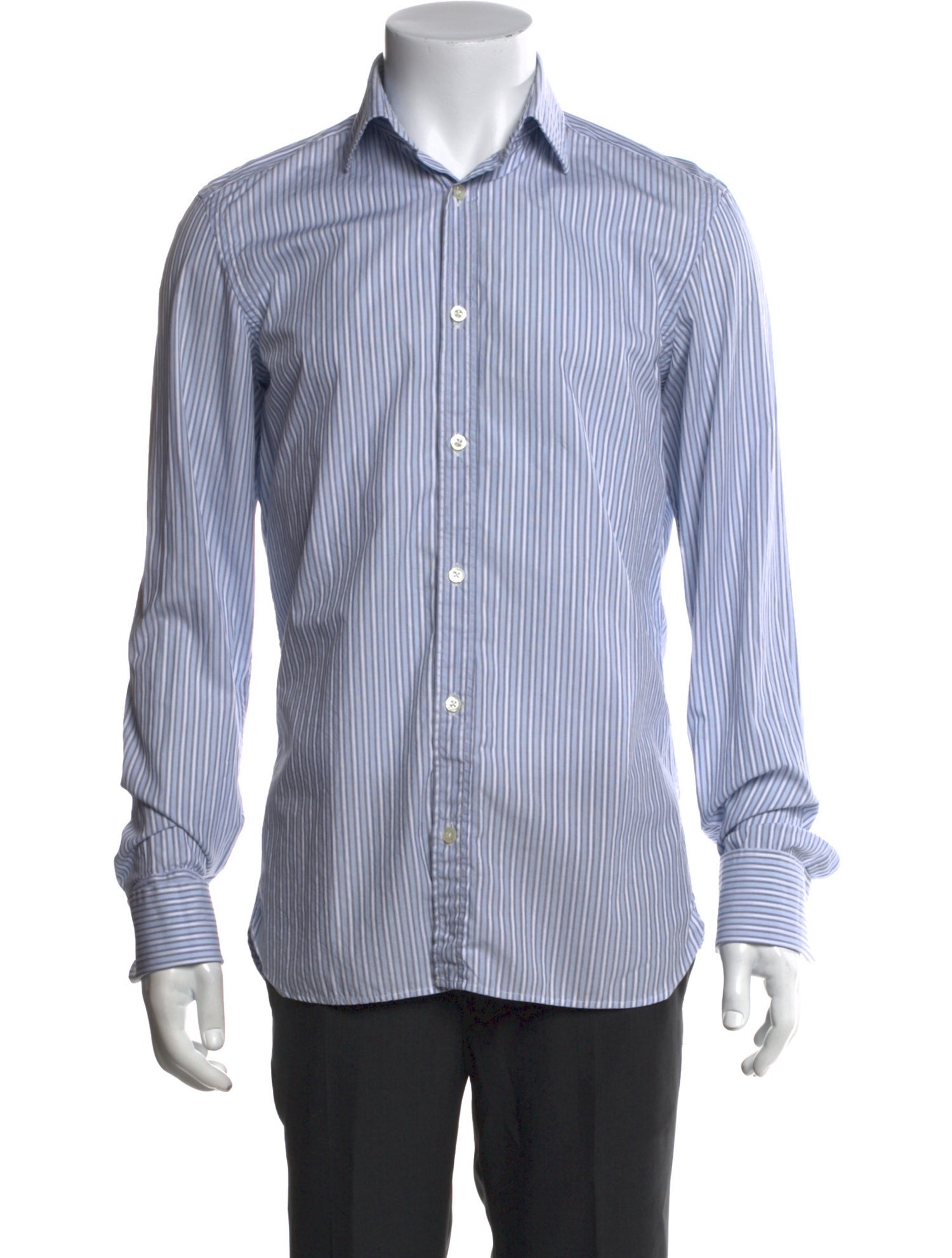 Burberry Brit Striped Long Sleeve Dress Shirt