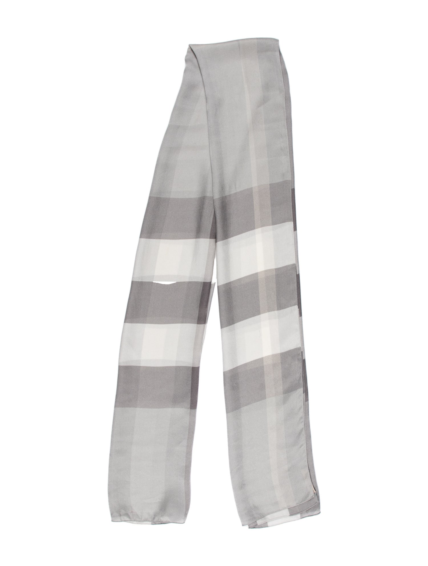 Burberry TB Monogram Striped Scarf