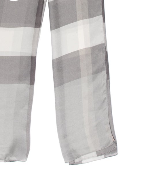 Burberry TB Monogram Striped Scarf